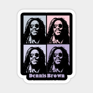 Dennis Brown 80s Pop Art Magnet