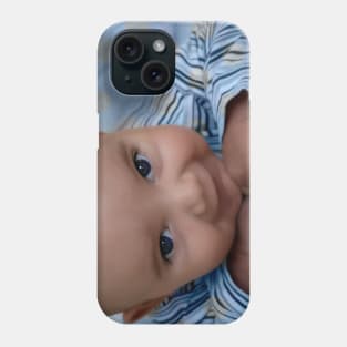 Blue-eyed boy Phone Case