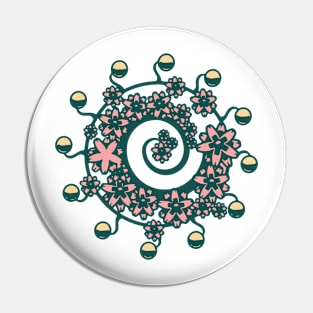 Circle Of Flower Pin