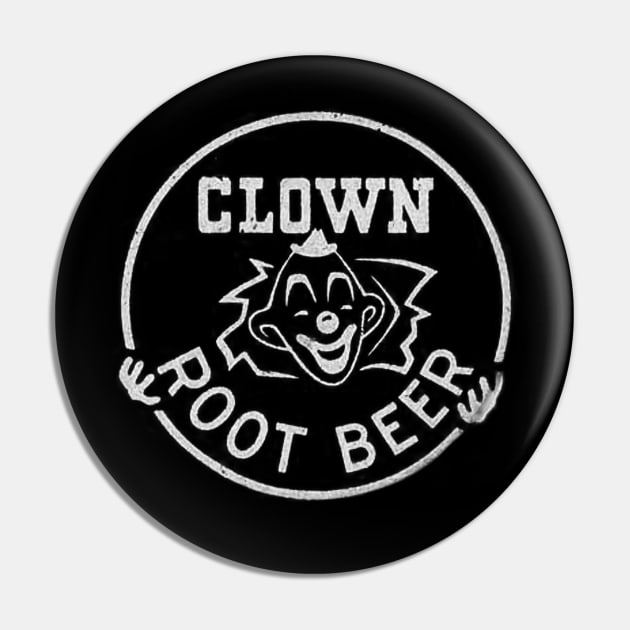 Clown Root Beer Tee Pin by dwatkins