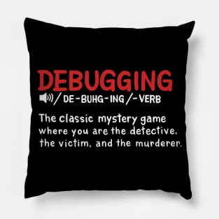 Debugging dictionary styled Definition Pillow