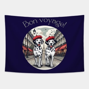 Dalmatian bon voyage! Tapestry