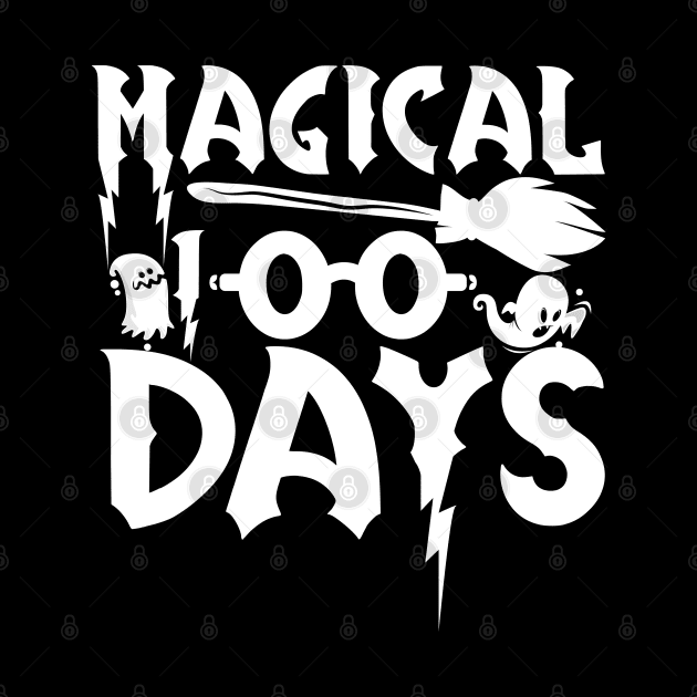 Magical 100 Days Funny School Boys Girls Kids Gift 100 Days Of School by uglygiftideas