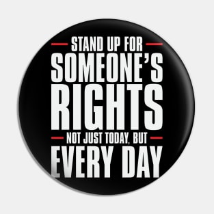 Human Rights Every Day – December Pin