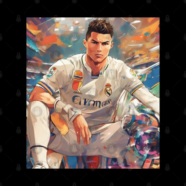 Cristiano Ronaldo CR7 Anime Artwork Gift by The GOAT Store