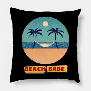 Beach babe summer vacation gifts Pillow