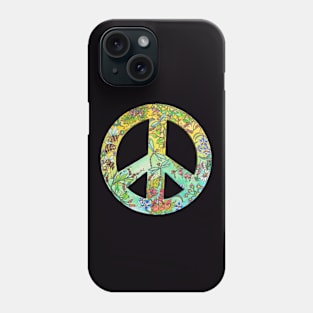 Watercolor Peace Sign Phone Case