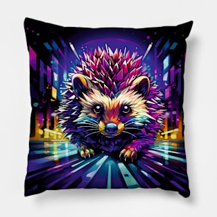 Futuristic Hedgehog Pillow