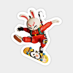 City Rabbit Ninja Magnet