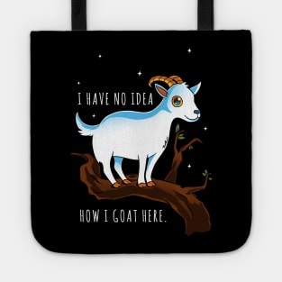 Funny Goat Pun Tote