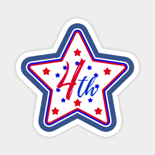 4th of July Stars Magnet