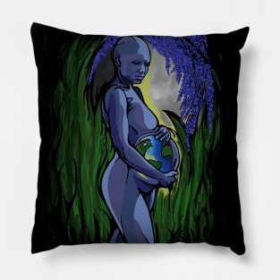 Gaia Earth Goddess Pillow