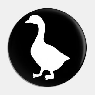 Goose Silhouette Pin