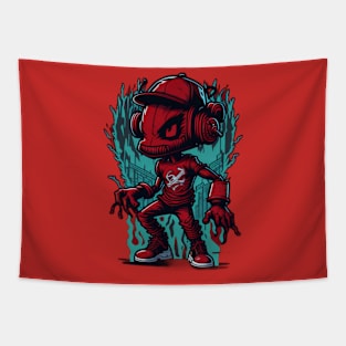 Hip-hop red ants Tapestry