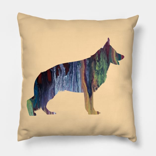 German Shepherd Dog Pillow by TheJollyMarten