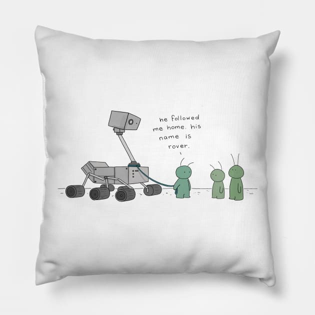 Mars Rover Pillow by Liz Climo