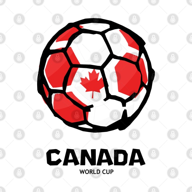 Canada Football Country Flag by KewaleeTee