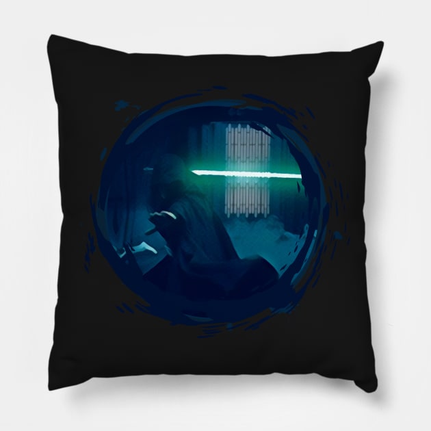 The Return of the Master  - Sci-Fi Pillow by Fenay-Designs