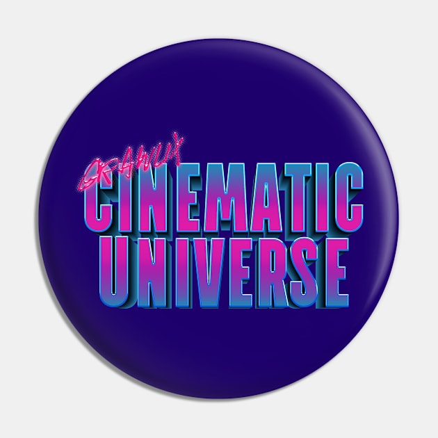 Grawlix Cinematic Universe Logo Pin by Strangers With T-Shirts