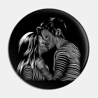 the last kiss silhouette Pin