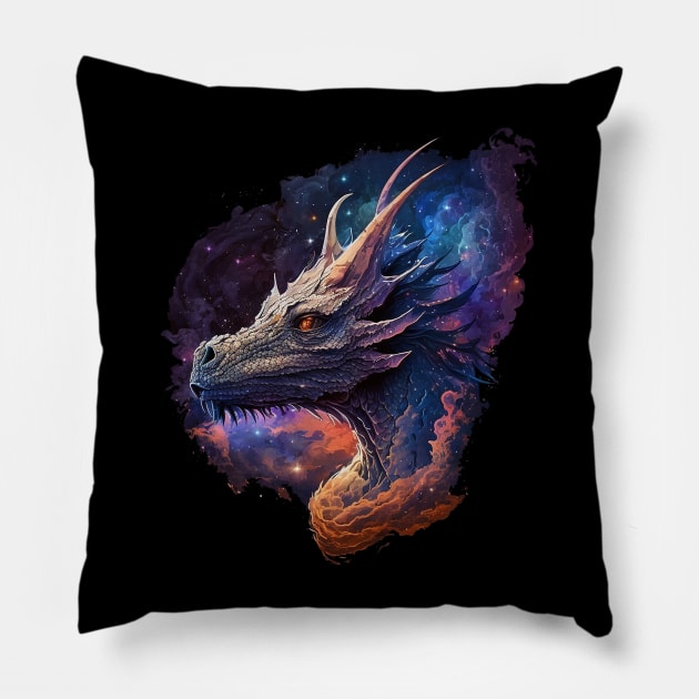 dragon Pillow by a cat cooking