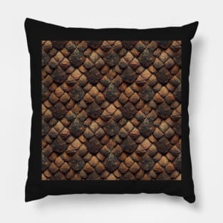 Dark Nordic pattern, model 9 Pillow