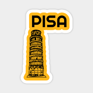 Not So Leaning Tower of Pisa Magnet