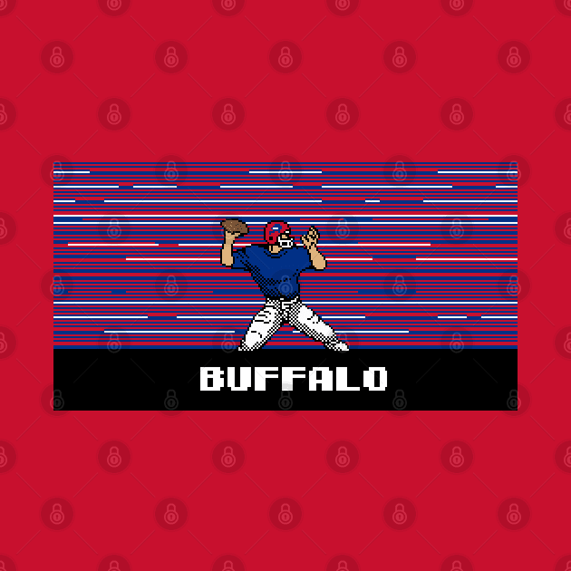 8-Bit Quarterback - Buffalo by The Pixel League