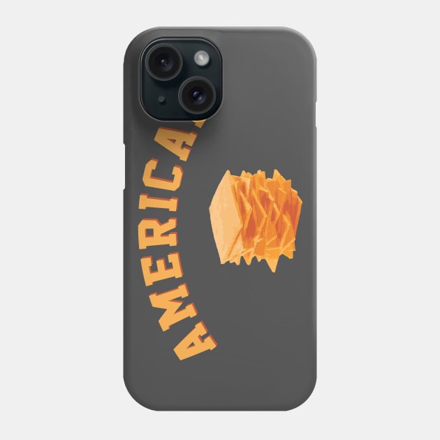 American cheese funny college team logo Phone Case by terrybain