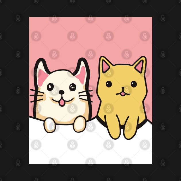 cat and dog friendship by Kawaii Bomb