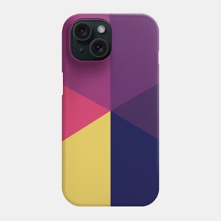 Triangle Of Sun Set Colors Pattern Phone Case