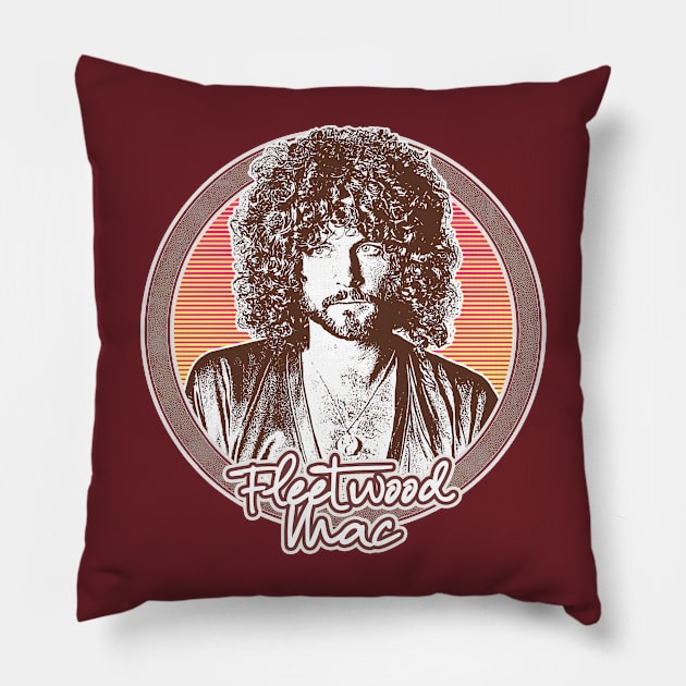 Fleetwood Mac /\/ Retro Style Fan Design Pillow by DankFutura