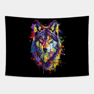 Wolf Rehabilitation Success Tapestry