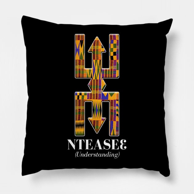 Nteasee (Understanding) Pillow by ArtisticFloetry