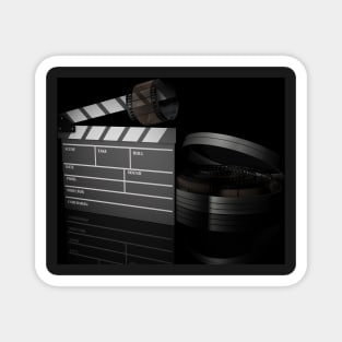 film clapperboard with reel Magnet