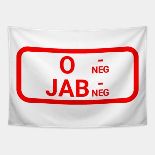 Blood type O Rhesus negative Tapestry