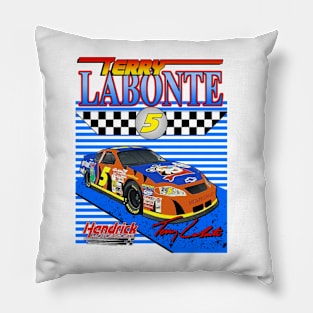 Terry Labonte Retro Pillow