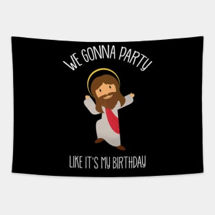 Jesus Lover Birthday Party Tapestry