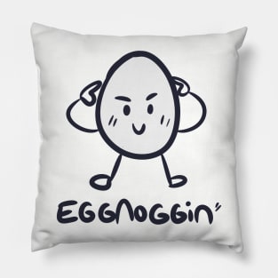 Eggnoggin' Pillow
