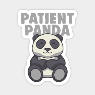 Patient panda Magnet