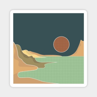 Landscape Vignette: Brown Mountain Beach Magnet