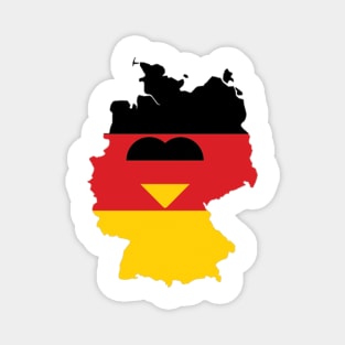 Germany in the heart Magnet