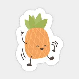 Squishy Cute Kawaii Pineapple, me Squishies Holiday Team Magnet