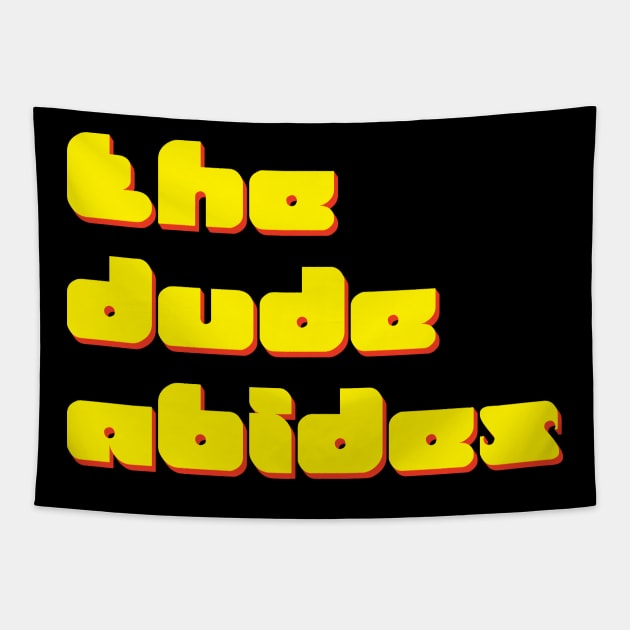 The Dude Abides Tapestry by Trendsdk