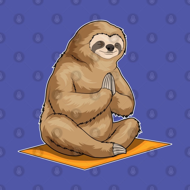 Sloth Fitness Yoga Meditation by Markus Schnabel