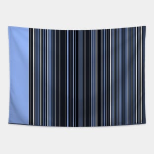 Light Navy Blue Stripes Tapestry