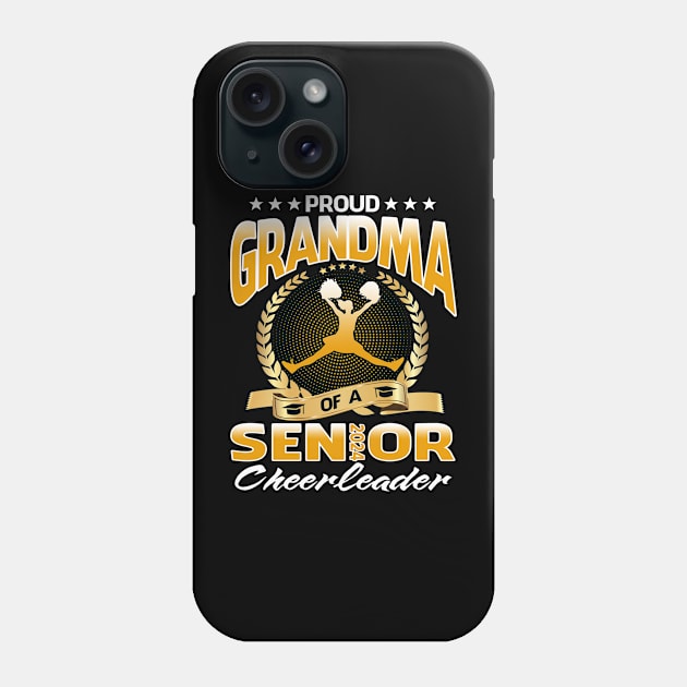 Proud Grandma Of A 2024 Senior Cheerleader Phone Case by eyelashget