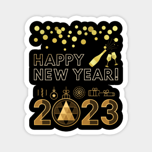 Celebration Happy New Year !!! 2023 Magnet