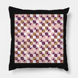 Mid Mod Checkerboard Boho Pillow