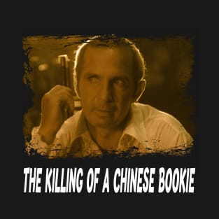 Cassavetes' Cinematic Noir Bookie Iconic Tribute Shirt T-Shirt